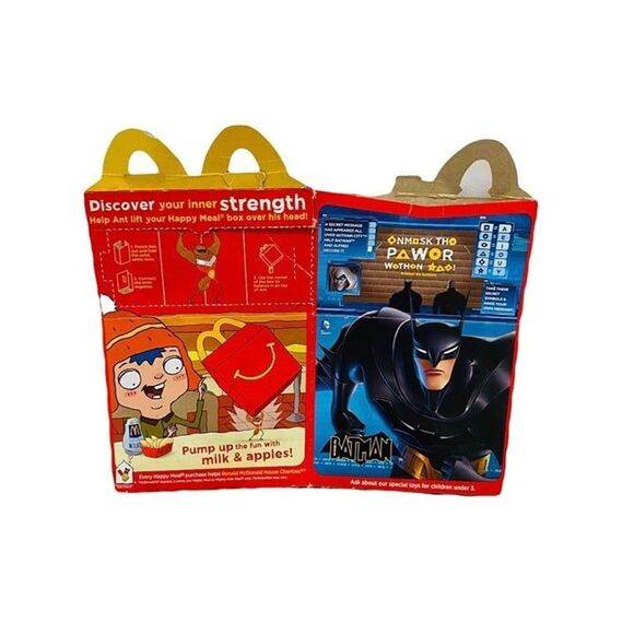 2013 McDonald's Wizard of Oz and Batman Happy Meal Box - Picture 1 of 6